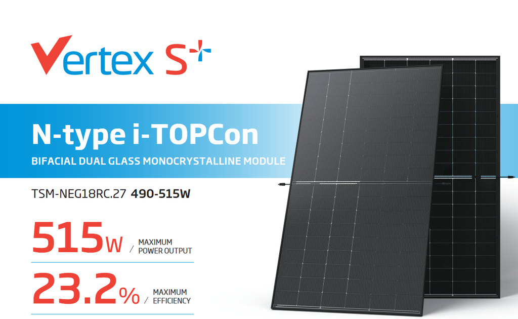 PANEL SOLAR TRINA BIFACIAL 510W TSM-NEG18RC.27 TOPCon N-Type